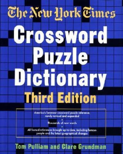 The New York Times Crossword Puzzle Dictionary, Third Edition (Puzzl – VERY GOOD