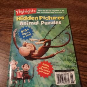 Highlights Hidden Pictures Animal Puzzles Book