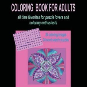 Word Search and Coloring Book for Adults : All Time Favorites for Puzzle ...