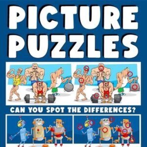 Jumbo Book of Picture Puzzles: Picture Puzzle Spot the Differences Book for Kids