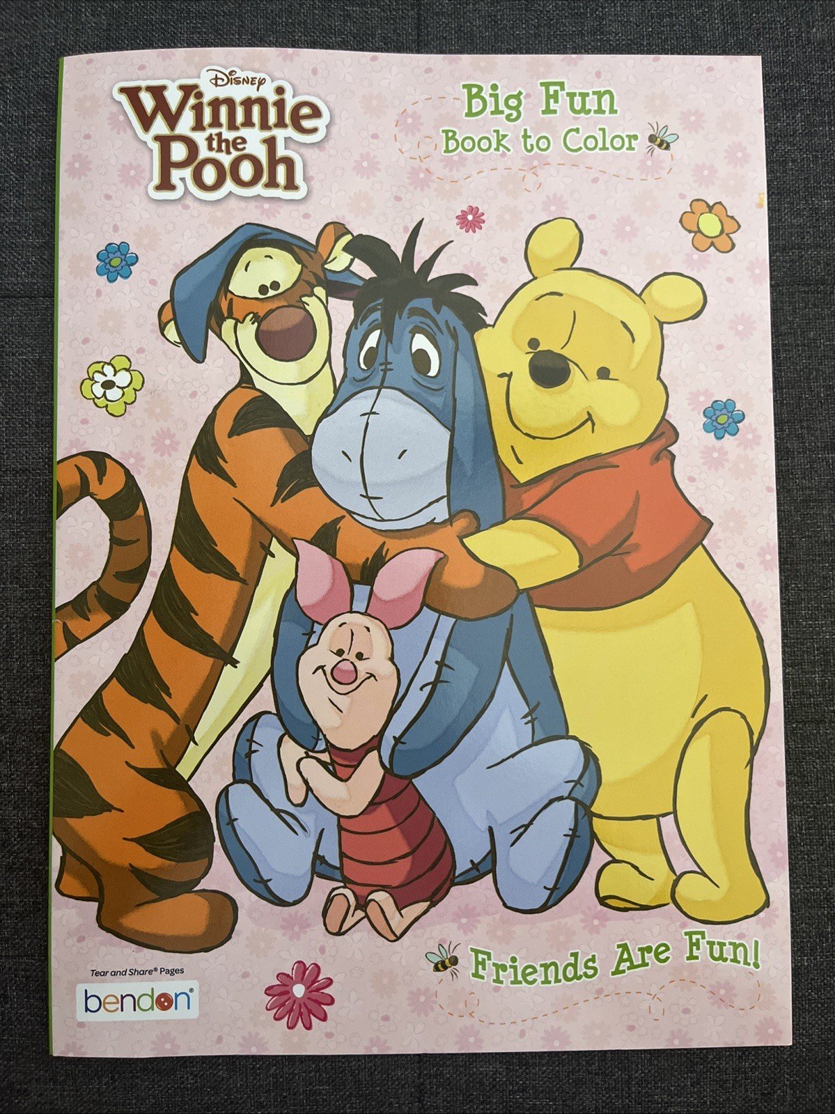 Disney Winnie the Pooh Big Fun Book to Color Puzzles Games and Coloring
