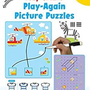Play Smart Play Again Picture Puzzles Ages 2-4 : At-Home Wipe-off