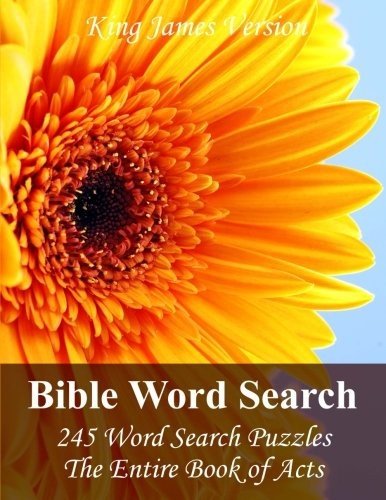 KING JAMES BIBLE WORD SEARCH (ACTS): 245 WORD SEARCH By Puzzlefast