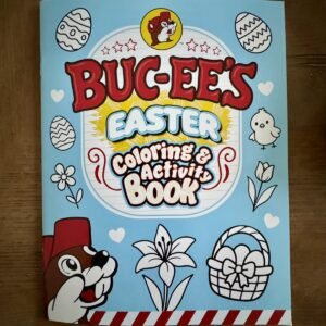 Buc-ee’s - Easter Themed Coloring & Activity Book, Crayons Included