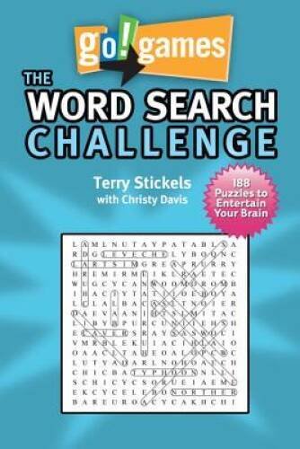 Go!Games The Word Search Challenge: 188 Entertain Your Brain Puzzles – GOOD