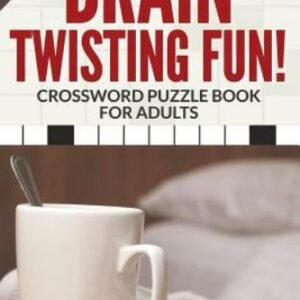 Brain Twisting Fun! Crossword Puzzl For Adults, Brand New, Free shipping in t...
