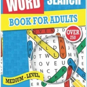 Word Search for Adults: Medium Level Puzzles, Large Print Word Search Puzzles...
