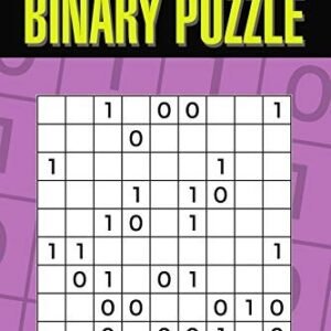BINARY PUZZLE: 250 EASY TO MEDIUM LOGIC PUZZLES 9X9 By Mindful Puzzle Book *NEW*