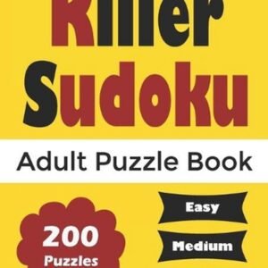 Killer Sudoku Adult Puzzle Book: 200 Easy to Hard by Khalid Alzamili Paperback B
