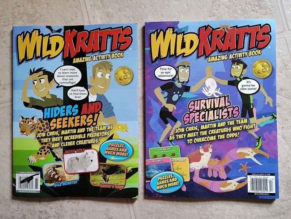 Wild Kratts Kids Magazine 2026 ~ Suevival Specialists ~ Puzzles ~ Activity Book