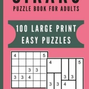 Sikaku Puzzl For Adults: 100 Large Print Easy Puzzles for Sikaku Lovers by Cr...
