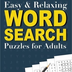 Easy and Relaxing Word Search Puzzles for Adults (Paperback or Softback)