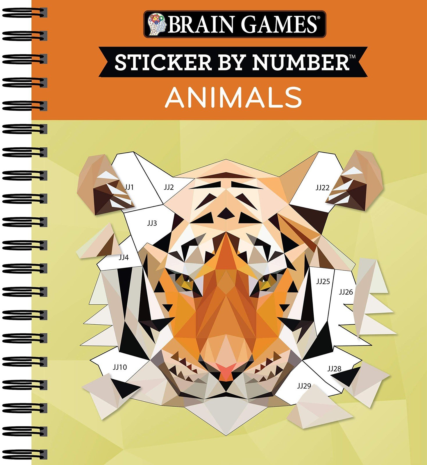 Brain Games – Sticker by Number: Animals – 2 Books in 1 (42 Images to…