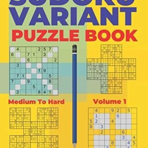 Sudoku Variants Puzzle Books Medium..., Book, Panda Puz