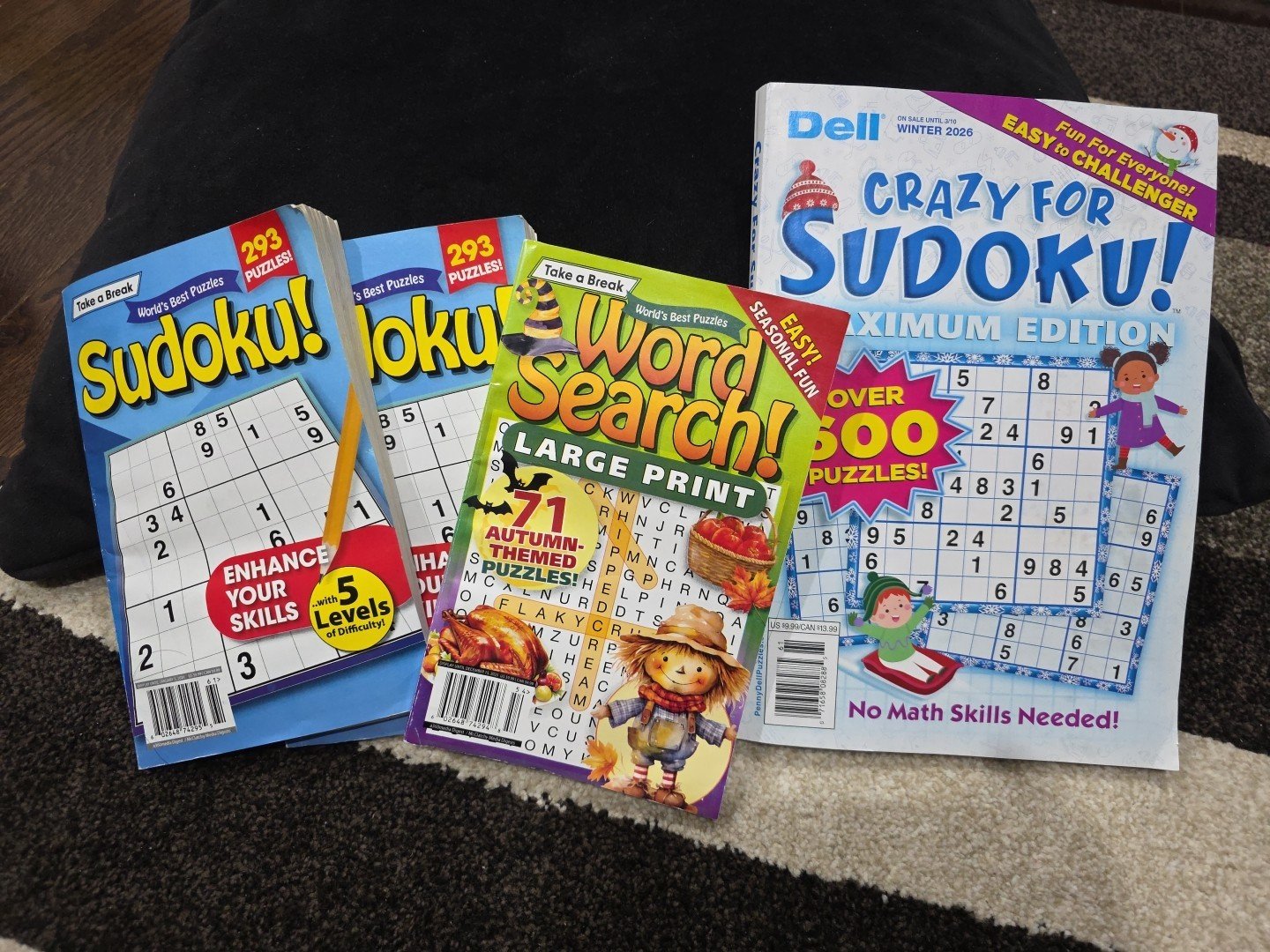 Take A Break Word Search 2025 Large Print Puzzle Book 71 Autumn Unwind Lot Of 4