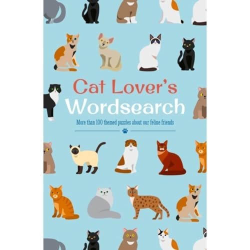 Cat Lover’s Wordsearch: More than 100 Themed Puzzles about … by Saunders, Eric