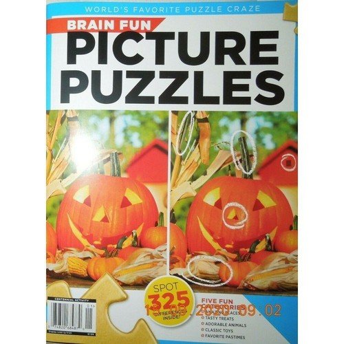 PICTURE PUZZLES 325 differences FAVORITE PASTIMES brain fun FIVE CATEGORIES