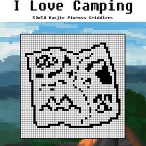 Nonogram Puzzle Books for Adults: I Love Camping 50x50 Hanjie Picross Griddlers