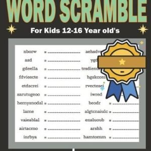 Hasnat Patowary Educational Word Scramble For Kids 12-16 (Paperback) (UK IMPORT)