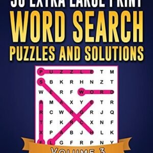 50 Extra Large Print Word Search Puzz..., Smart, Jordan