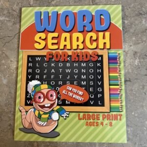 Word Search for Kids Ages 4-8 Large Print Paperback