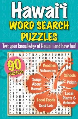 Hawaii Word Search Puzzles, Paperback by Mutual Publishing (COR), Like New Us…