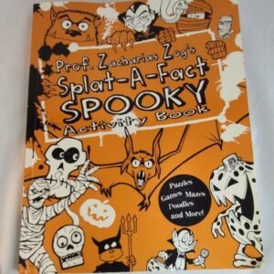 Prof Zacharias Zog's Splat A Fact Spooky Activity Book Halloween Puzzles Mazes +