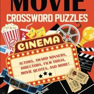 Movie Crossword Puzzles: Fun Film Trivia Book by Dylanna Press Book The Fast