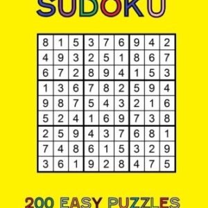 I LOVE SUDOKU: 200 EASY PUZZLES By Sarah Loring **BRAND NEW**