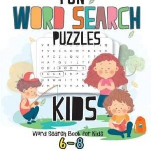 Fun Word Search Puzzles Kids: Word Search Books for Kids 6-8 (Everyt - VERY GOOD