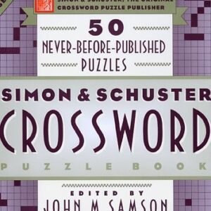 SIMON & SCHUSTER CROSSWORD PUZZLE BOOK 207 (SIMON & By John M. Samson **Mint**