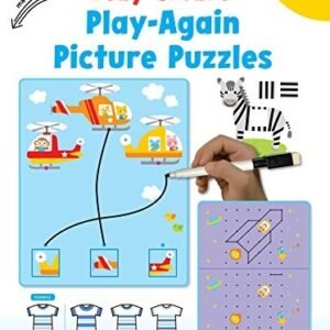 PLAY SMART PLAY AGAIN PICTURE PUZZLES By Gakken Early Childhood Experts *VG+*