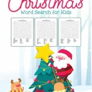 Christmas Word Search For Kids: Puzzle Book - Holiday Fun For Adults And Ki...