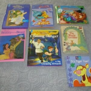 WALT DISNEY "Mouse Works" Books For Children All Hardcover Po Up Puzzle ~LOOK~