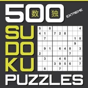500 Extreme Sudoku Puzzles for Adults (with answers) by Sudoku Puzzle Books (Eng
