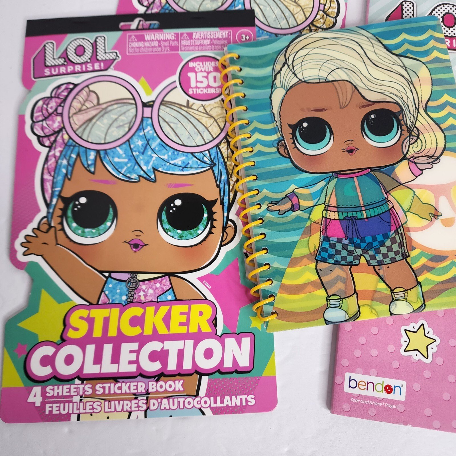 NEW! LOL Surprise LOT Jumbo Coloring Activity book & 300 Stickers Book Notebook
