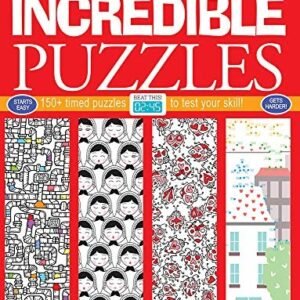 Incredible Puzzles: 150+ Timed Puzz..., Golding, Elizab