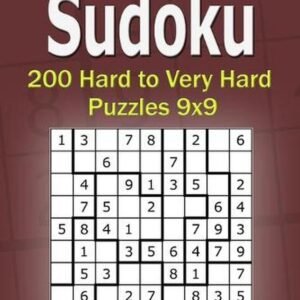 Jigsaw Sudoku Puzzle Book for Adults: 200 Hard to Very Hard Puzzles 9x9 (Volume1