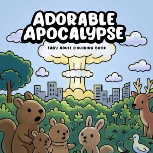 Adorable Apocalypse Coloring Book: Simple, Bold, Easy, Relaxing Fun for Adults