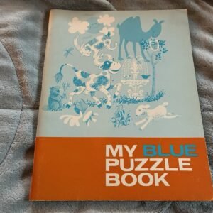 My Blue Puzzle Book by Fredonia Shelton Greenlee 1971
