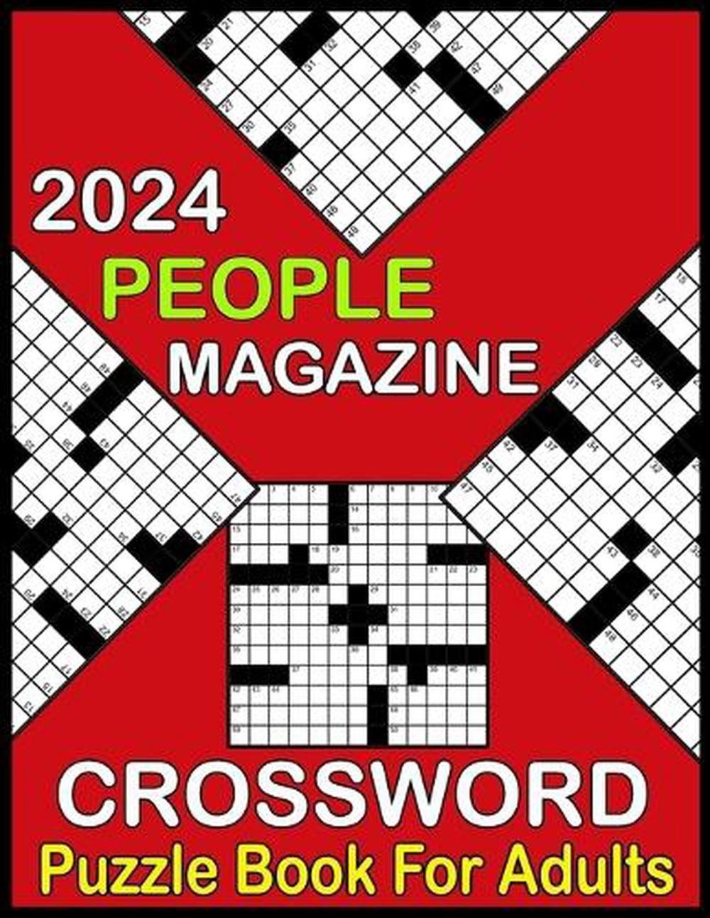 2024 People Magazine Crossword Puzzle Book For Adults: Medium Crossword Puzzles