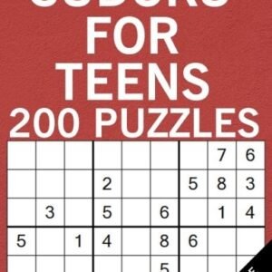 SUDOKU FOR TEENS: 200 PUZZLES (SUDOKU PUZZLE BOOKS FOR By Andrew Woodyear *NEW*