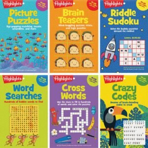 Puzzle Pads Bundle: Puzzle Variety Bundle: 6-Book Puzzle Set with Word Searches,