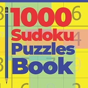 Brain Games For Adults - 1000 Sudoku Puzzles Book: Brain Teaser Puzzles, Book-,