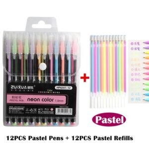 unique Colors (No Duplicates) Gel Pens Gel Pen Set for Adult Coloring Book