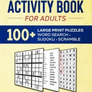 Activity Book for Adults: 100+ Large Print Puzzles by Ross, Bryce, Like New U...