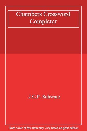Chambers Crossword Completer. 9780550190154