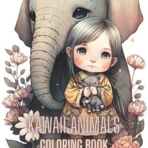 "Adorable Animals: A Kawaii Coloring Book for Kids" by Adamgh 19 Paperback Book