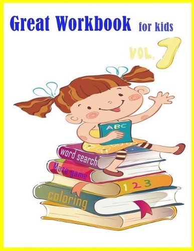 Great Workbook for kids Word Search Maze game Coloring: Great workbook for kids