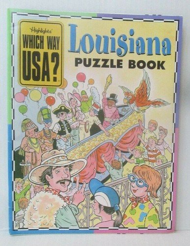 Unused LOUISIANA Highlights Which Way USA Puzzle Book Magazine No Map